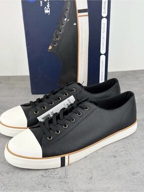Ben Sherman Dorset Lo LX Mens Size 12 Black Memory Foam Sneaker New